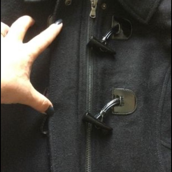 Guess pea coat Toggle Jacket wool blend, Women’s size M, black - Picture 12 of 12